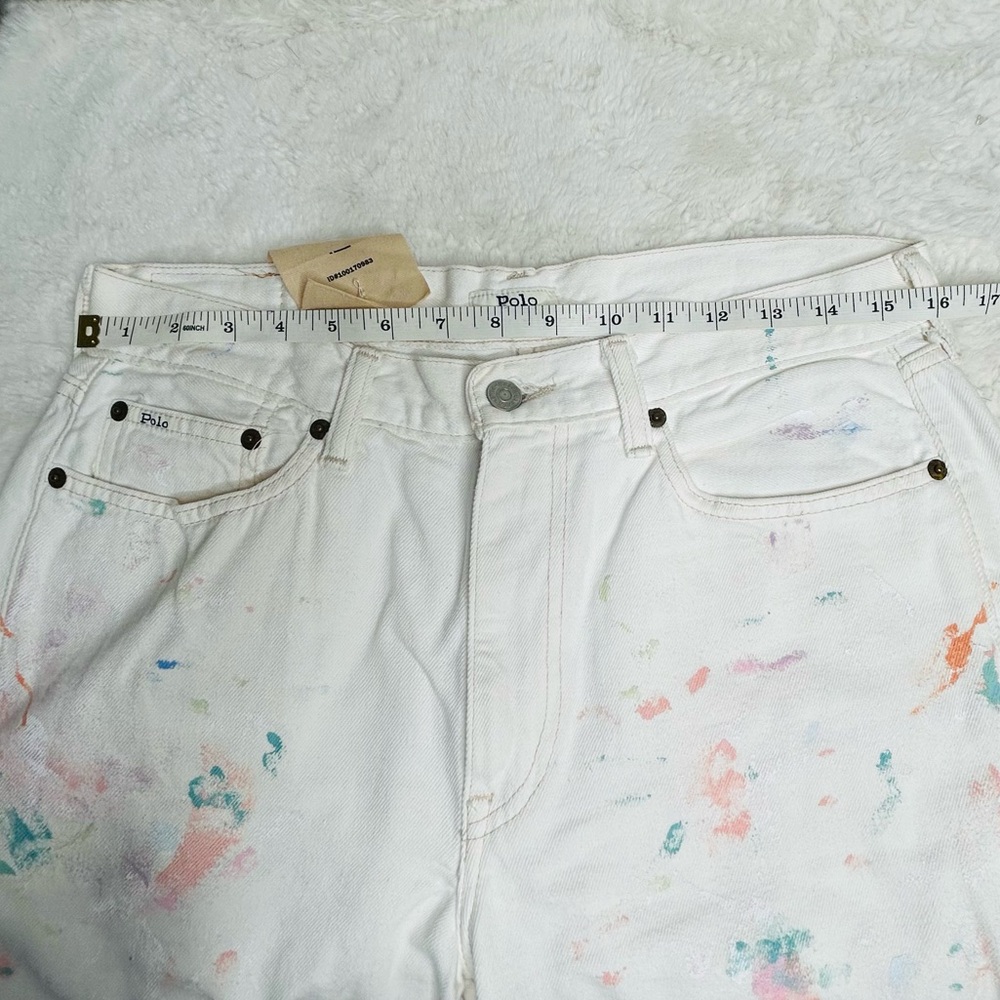 Polo Ralph Lauren The Avery Boyfriend Paint Splatter Jeans - 28 - Picture 11 of 13